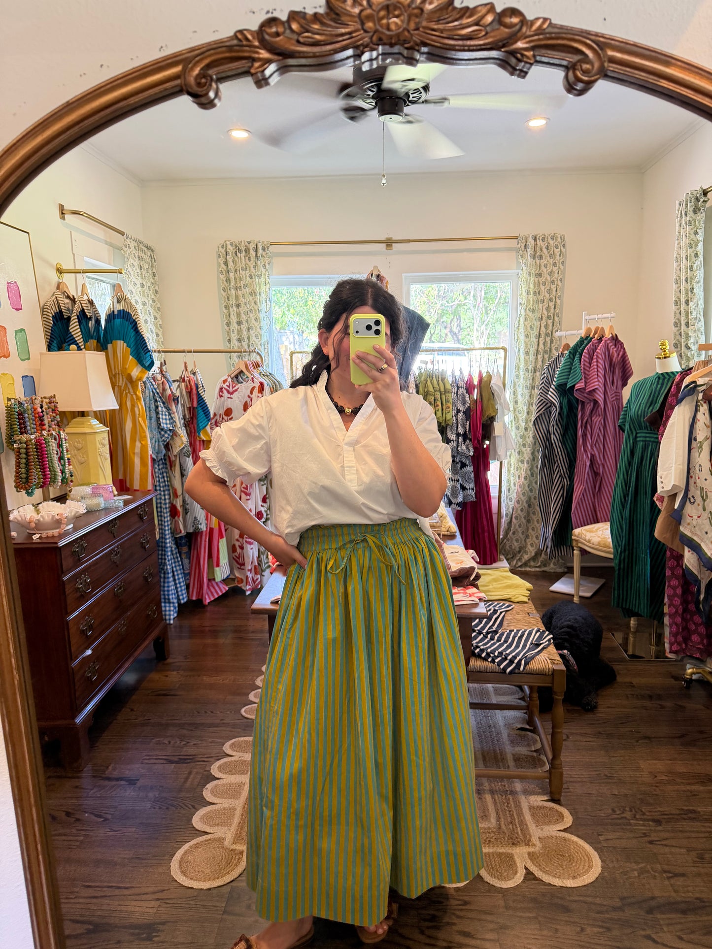 Keaton Stripe Skirt