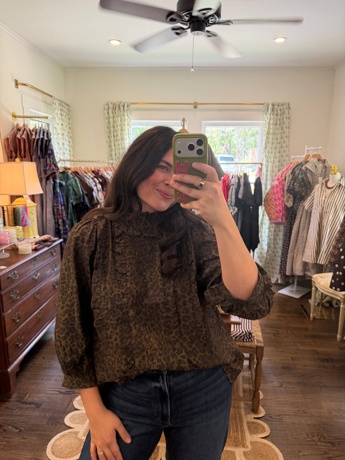 Cheetah Blouse