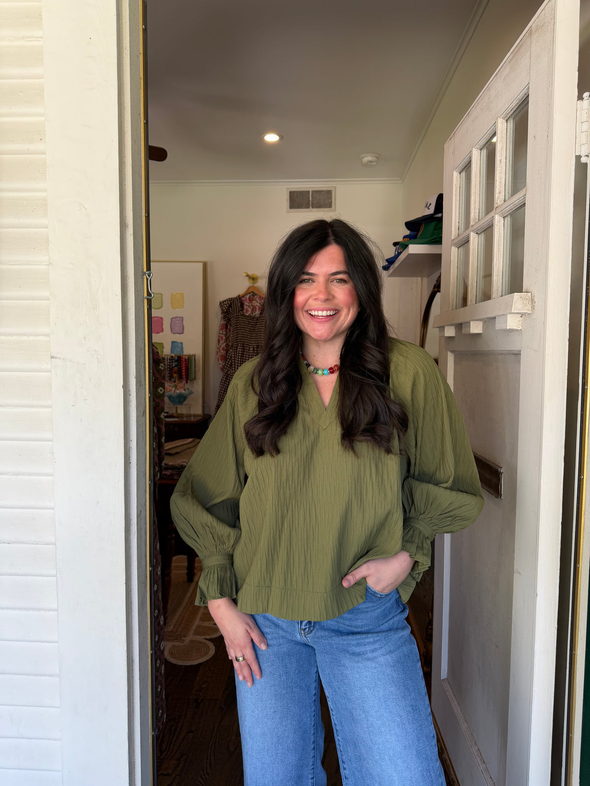 Verde Blouse