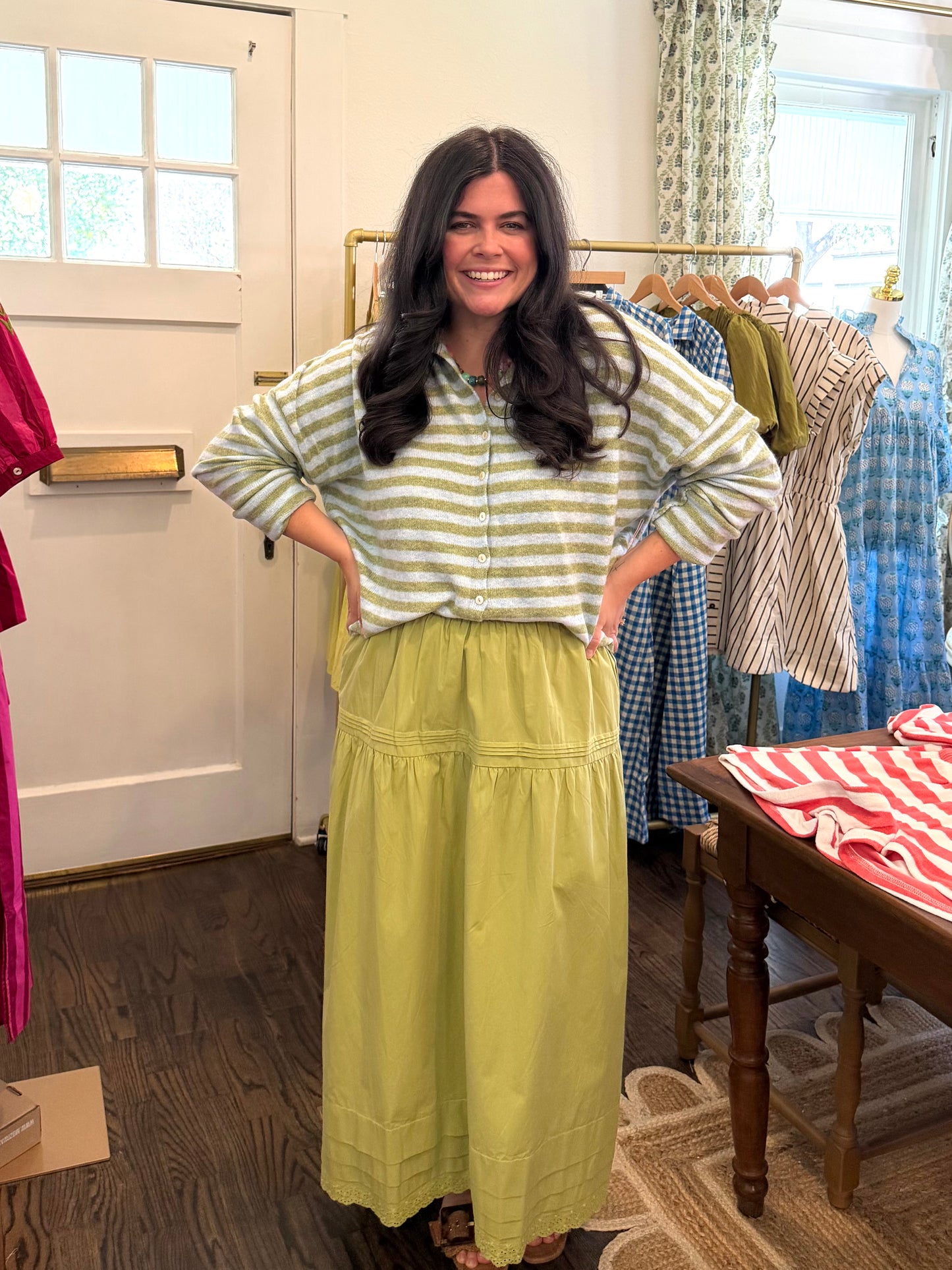 Evergreen Midi Skirt