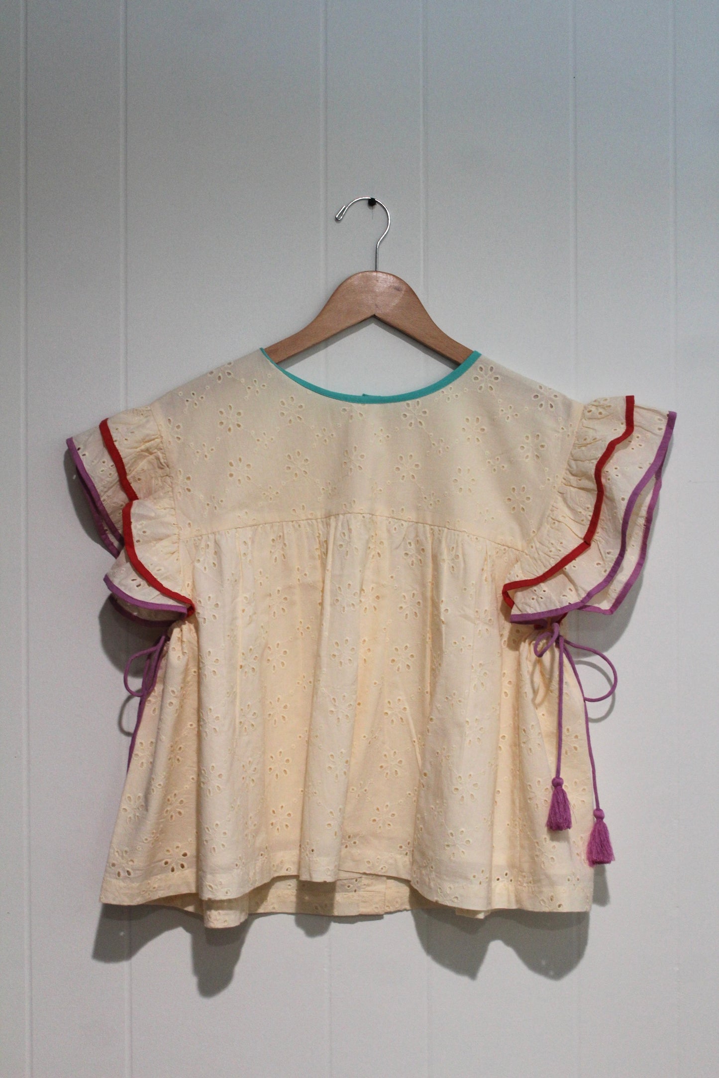 Ivory Eyelet Lottie Top