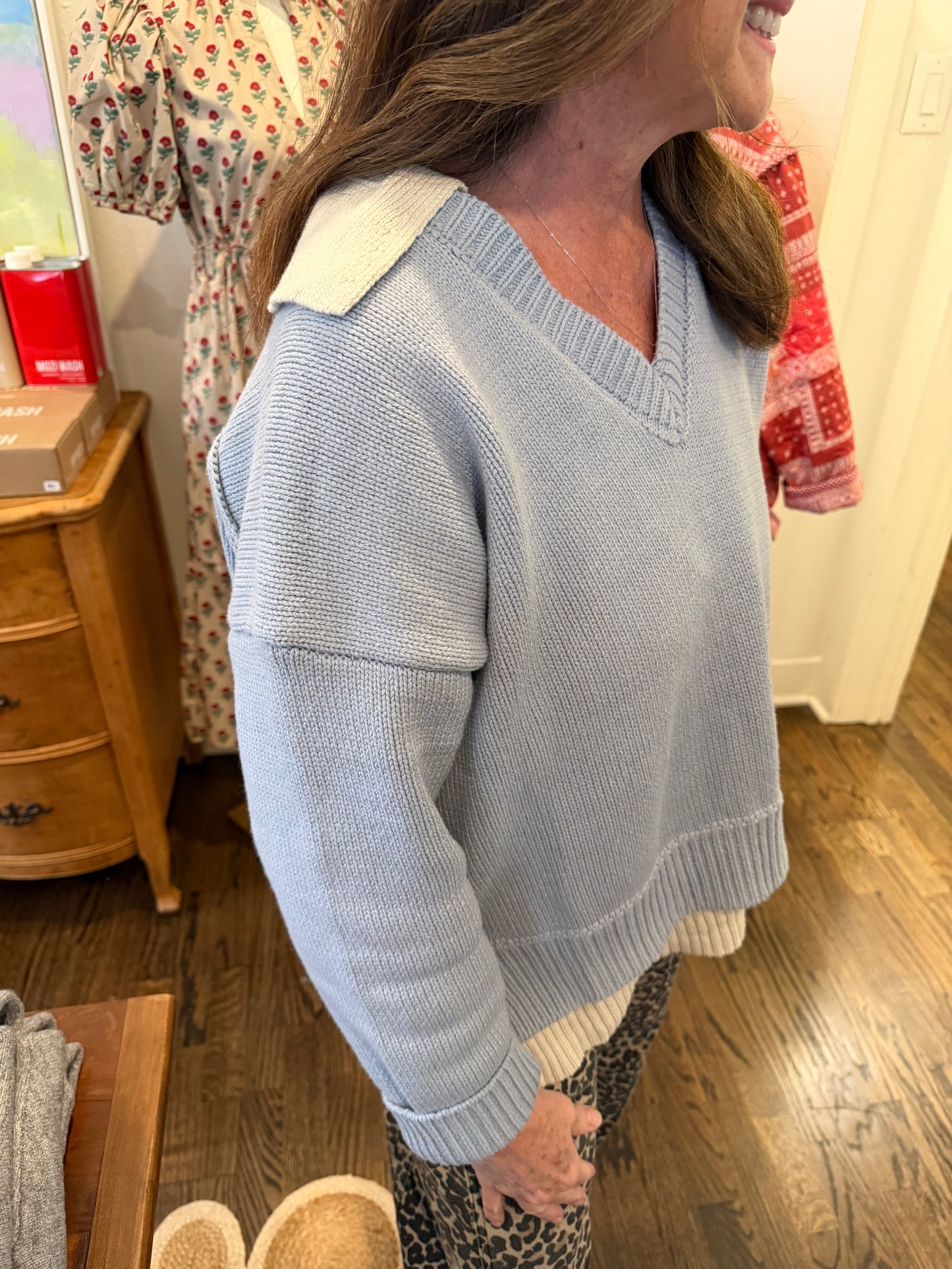 Baby Blue Sweater