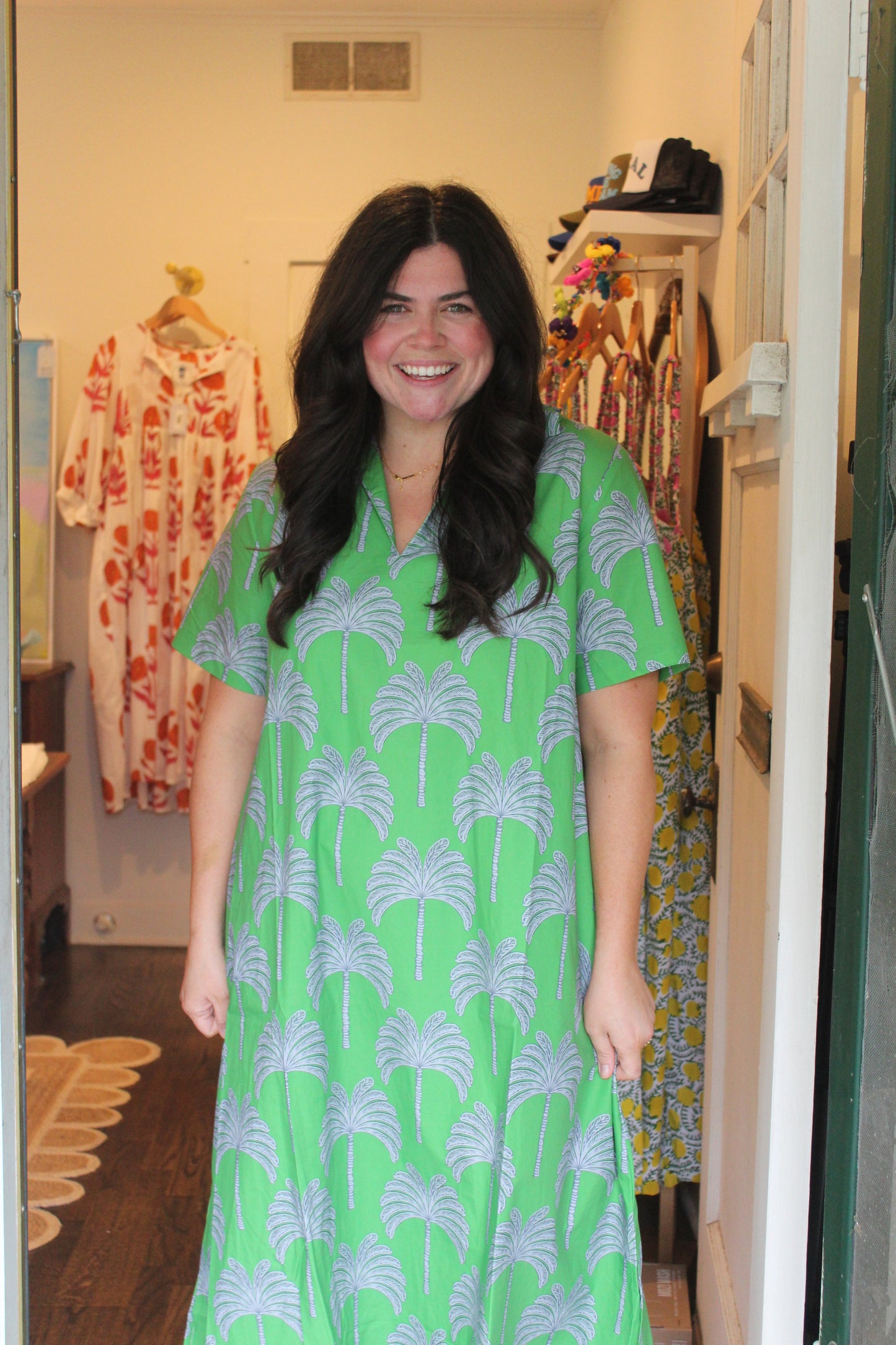 Georgia Palm Dress