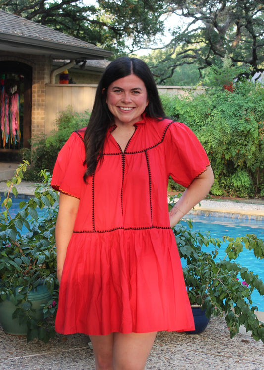Red Tier Dress