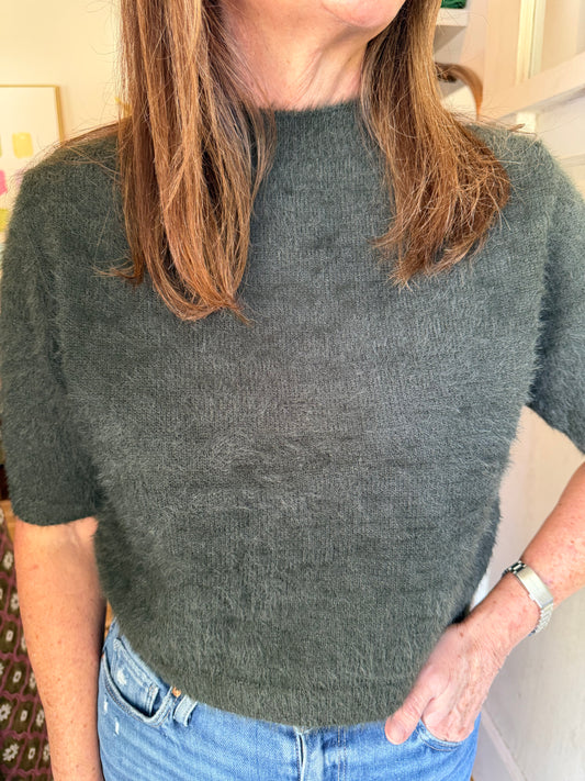 Green Teddy Bear Top