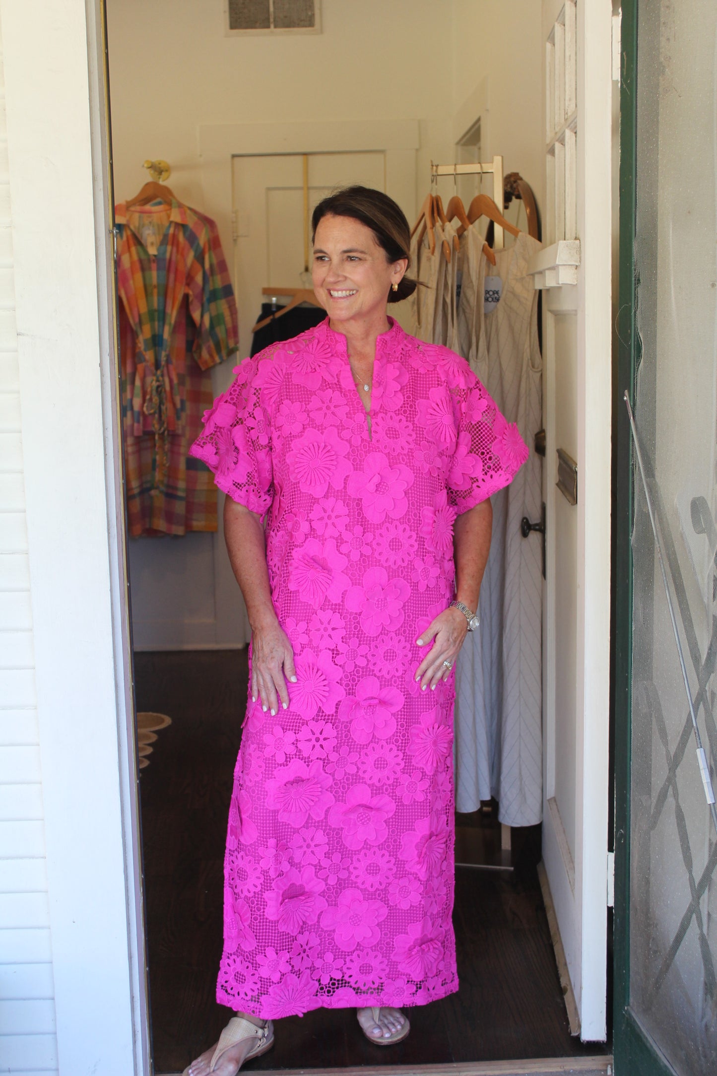 Leighton Magenta Caftan
