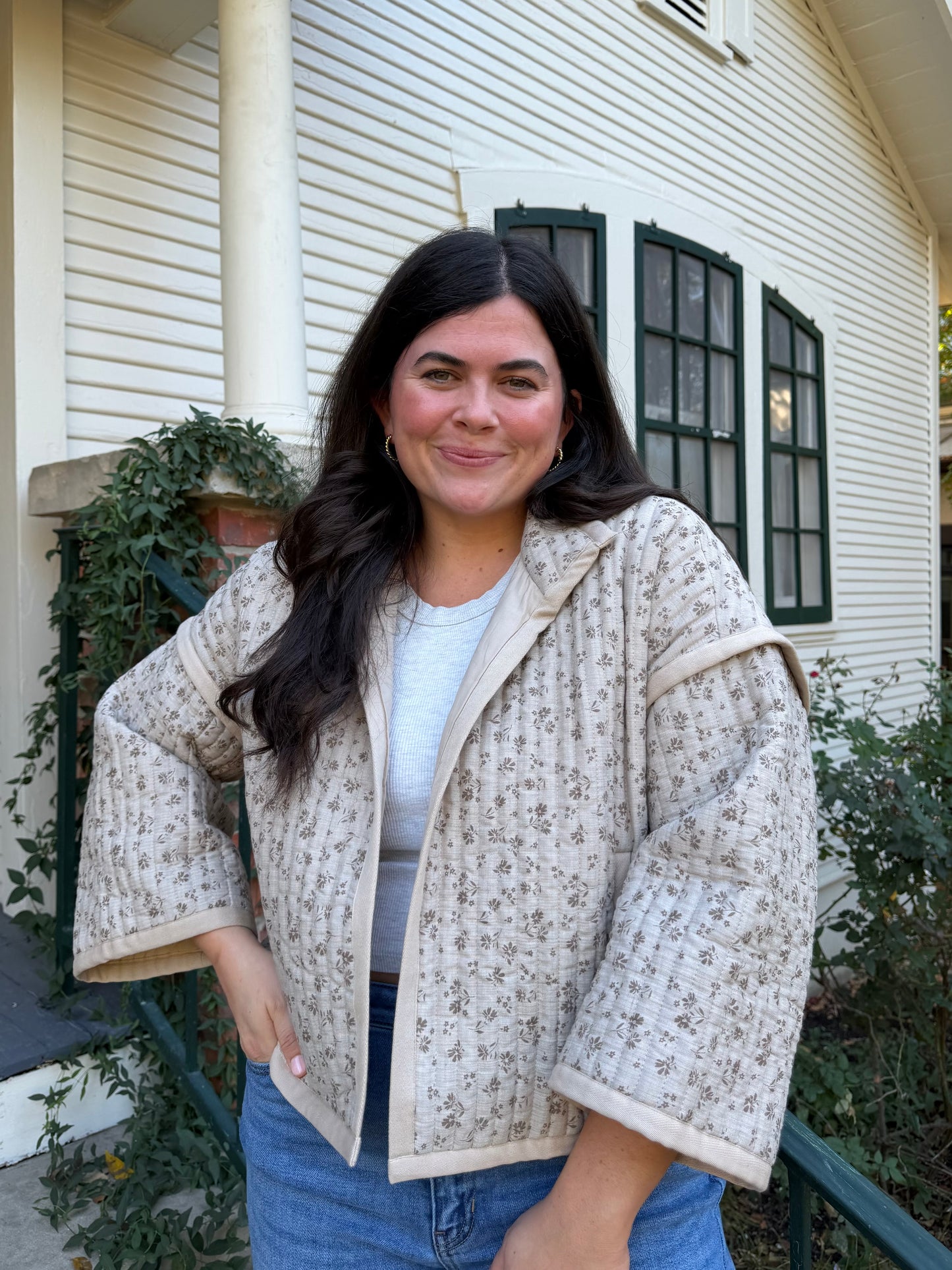 Floral Quilt Jacket