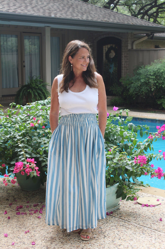 Cabana Stripe Skirt