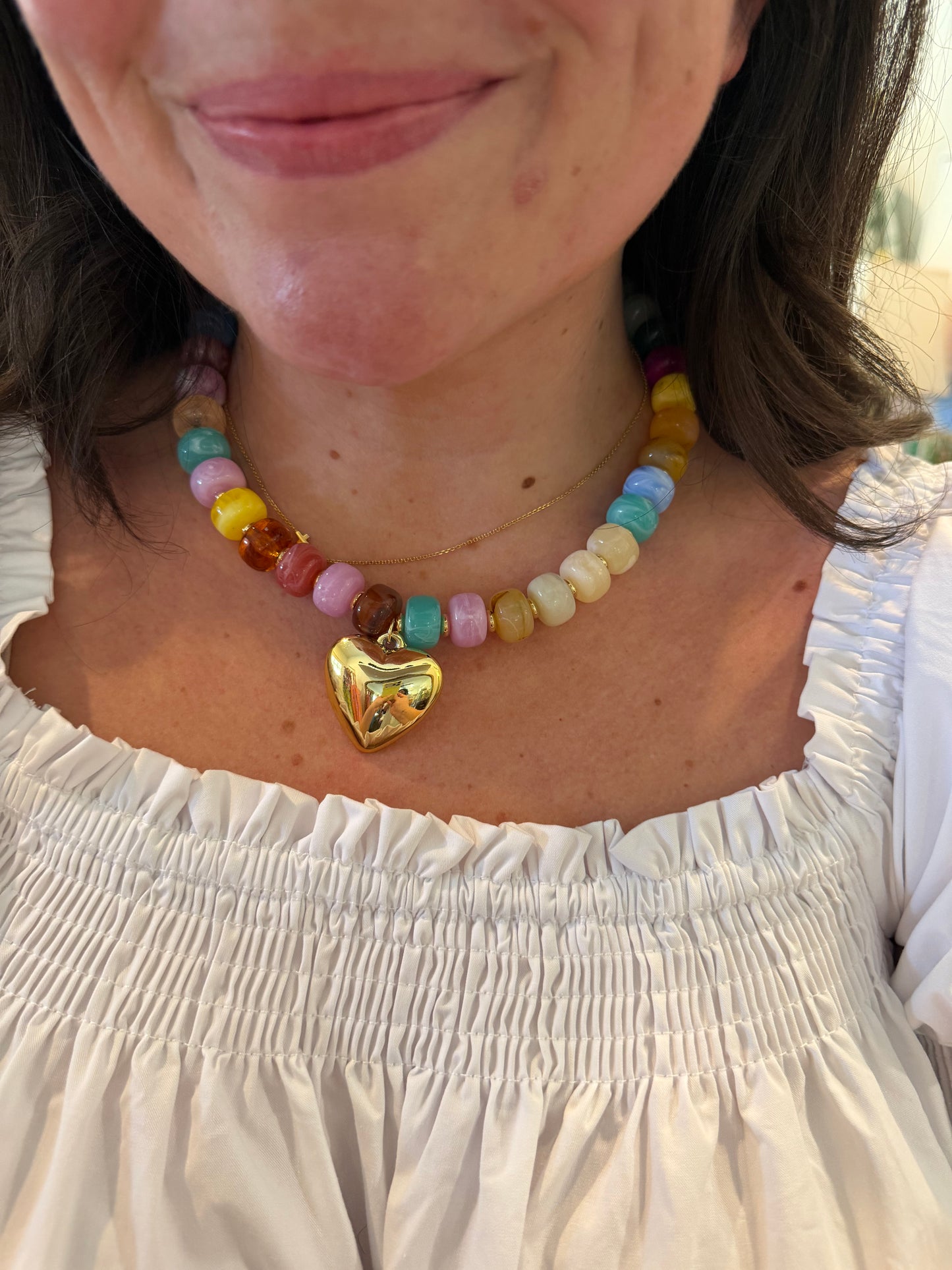 Color Heart Necklace