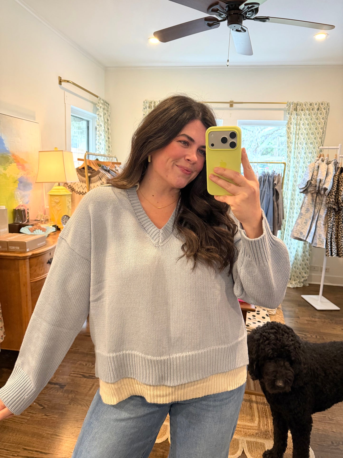 Baby Blue Sweater