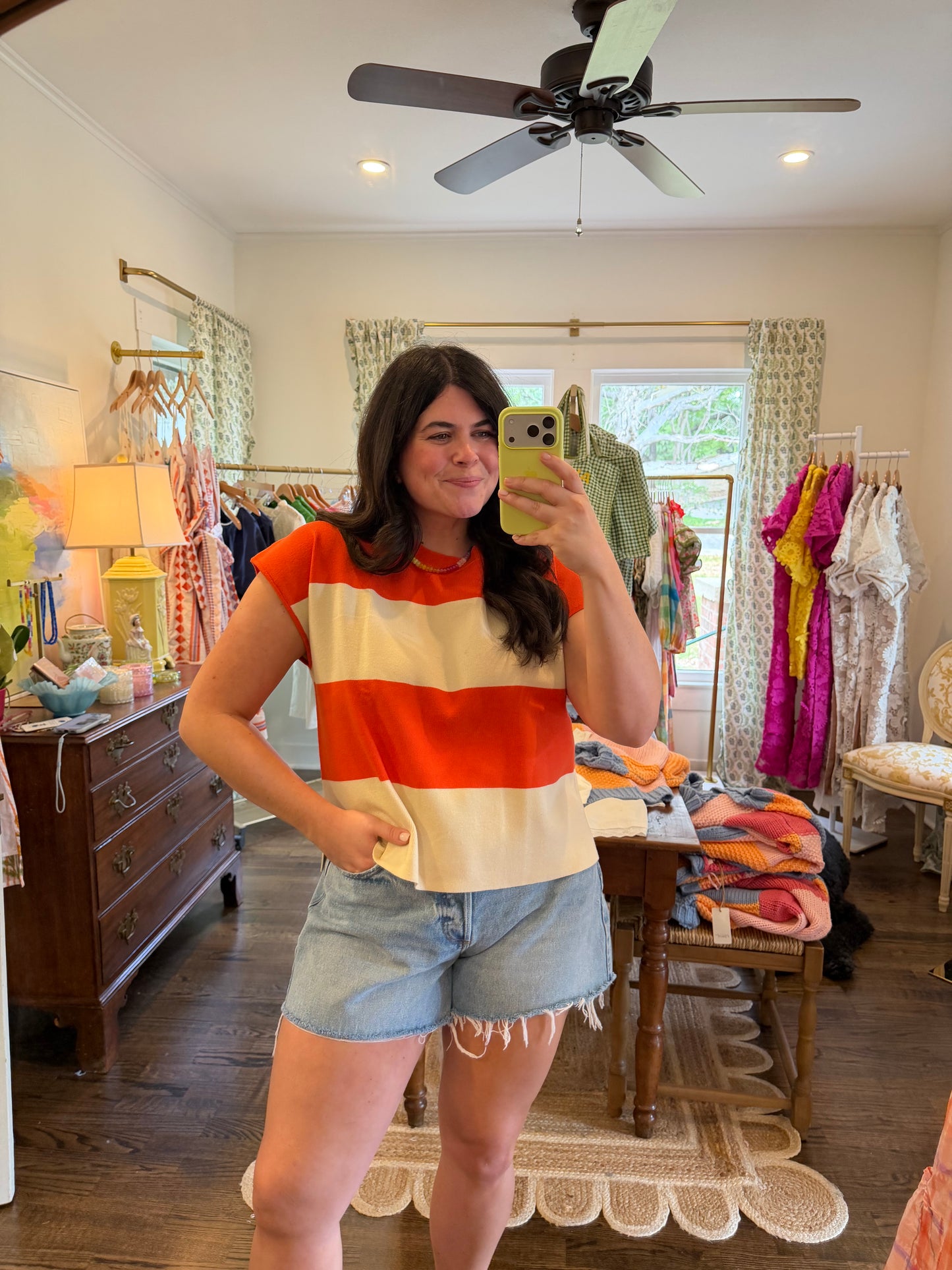 Cap Sleeve Sweater