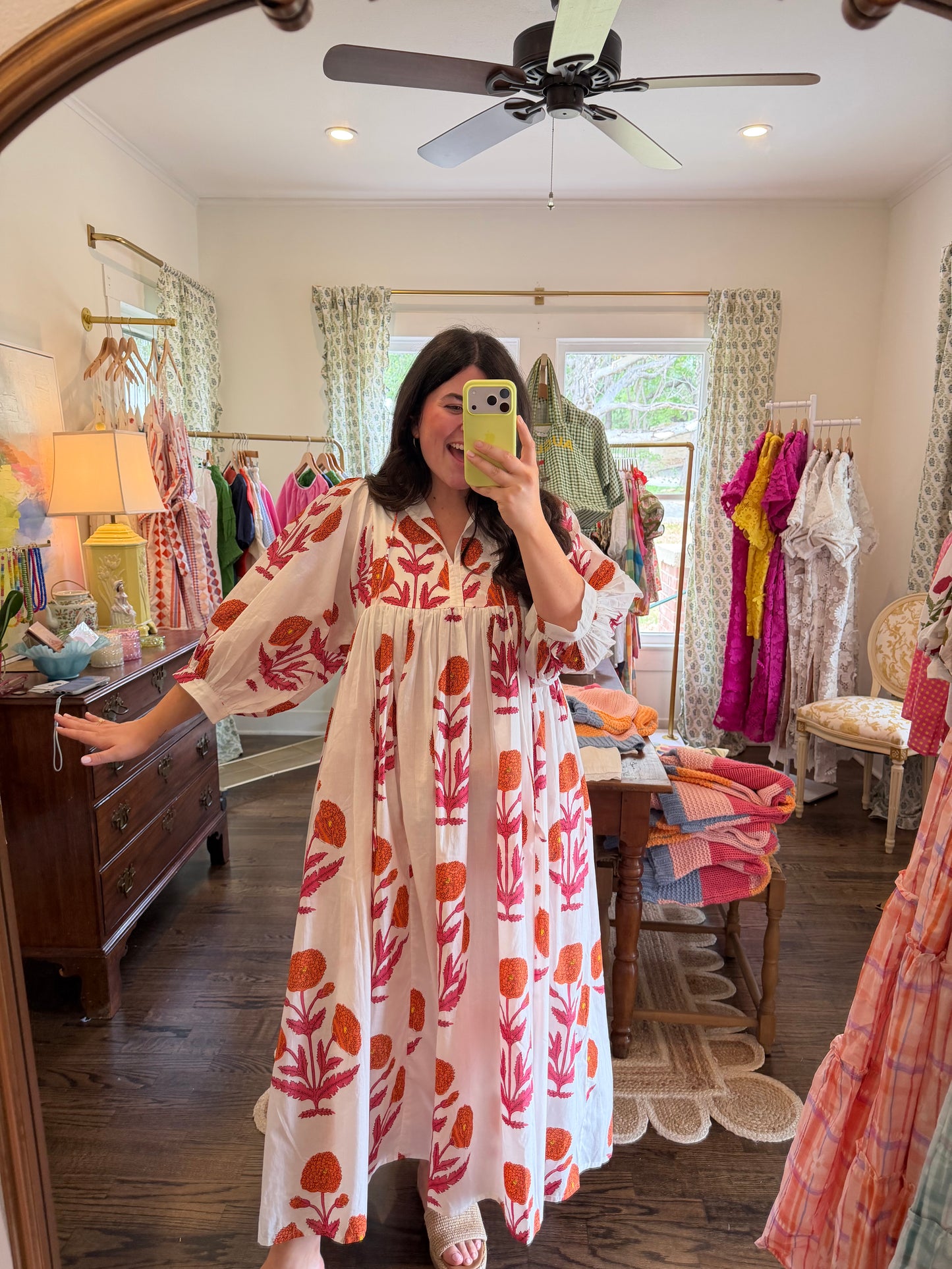 Marigold Midi Pink/Orange