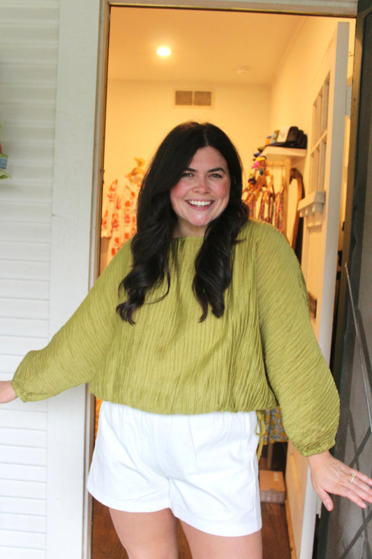 Chartreuse Blouse