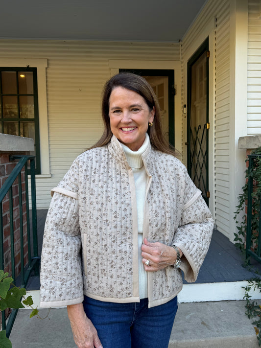 Floral Quilt Jacket