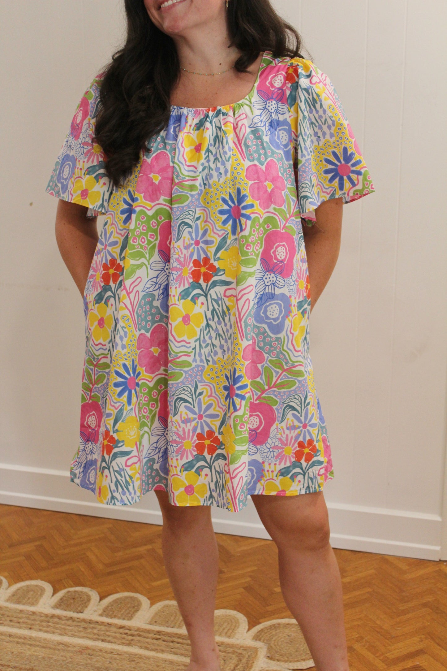 Funky Floral Dress