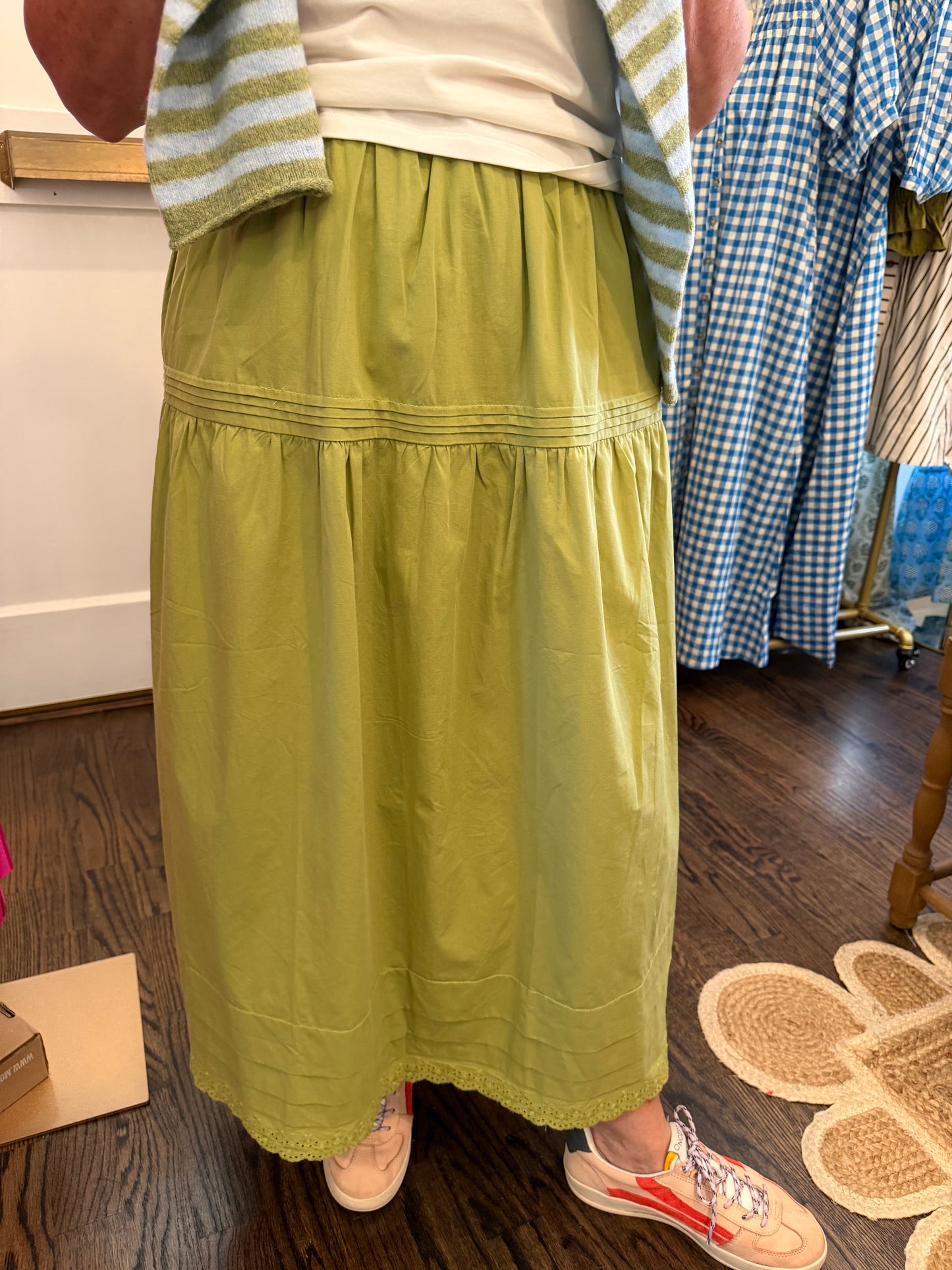 Evergreen Midi Skirt