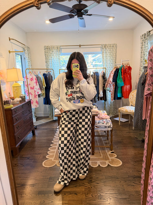 Checker Sweatpants