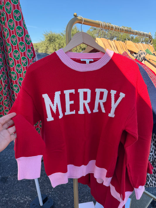 Red Merry Sweater