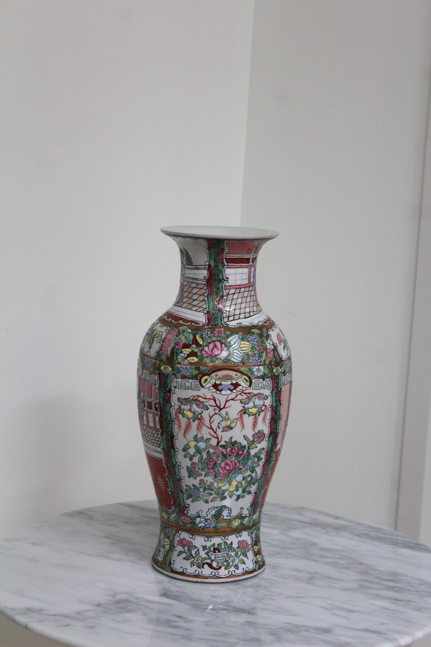 Rose Medallion Vase